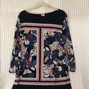 JM Collection printed tunic